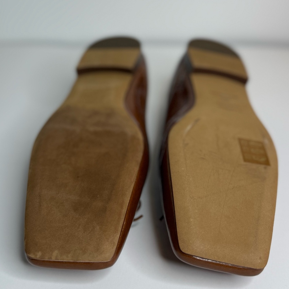Mansur Gavriel Square Toe Ballerina Flats - Picture 10 of 11